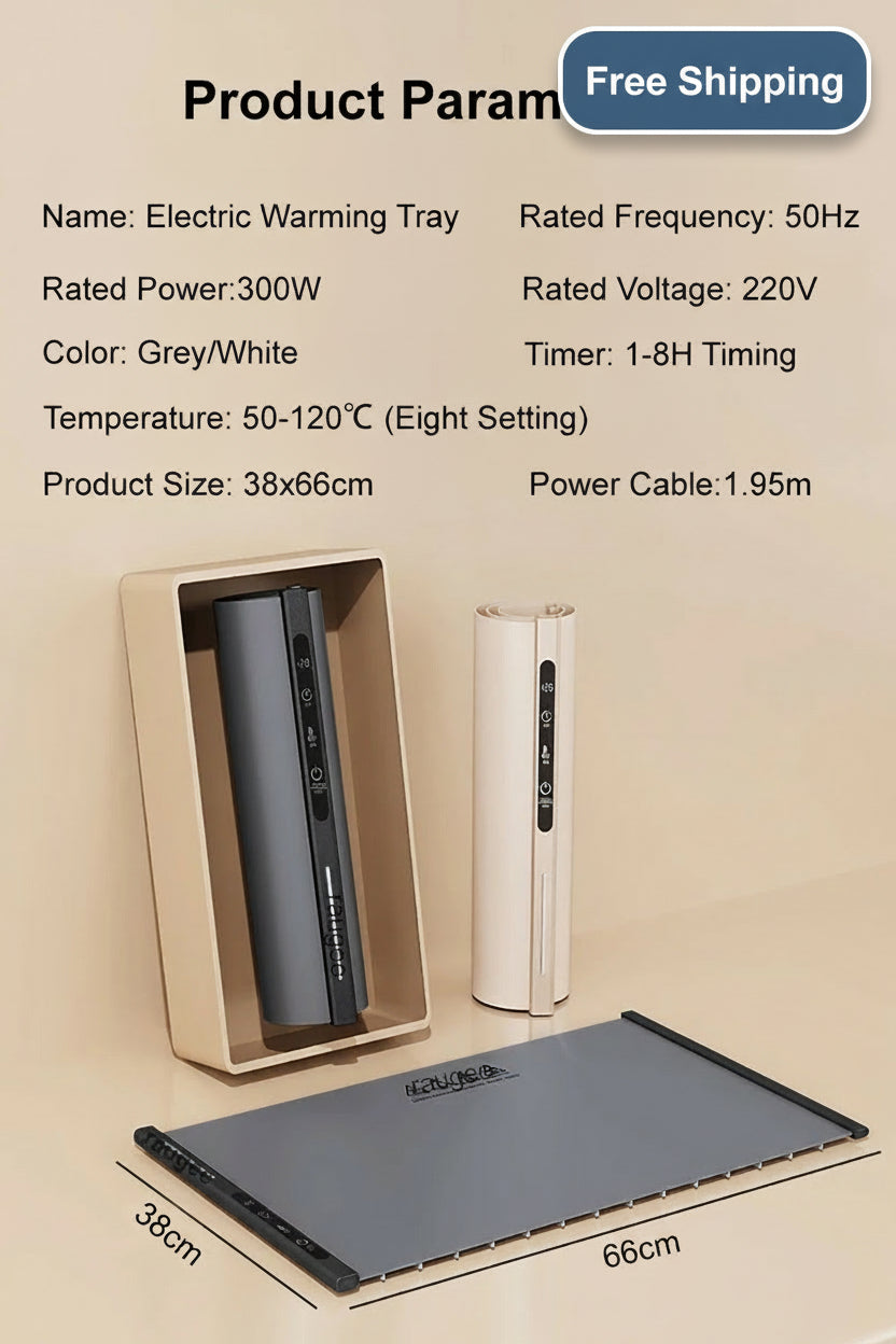 Warmth Without Wait: The Portable Dining Table Food Heater