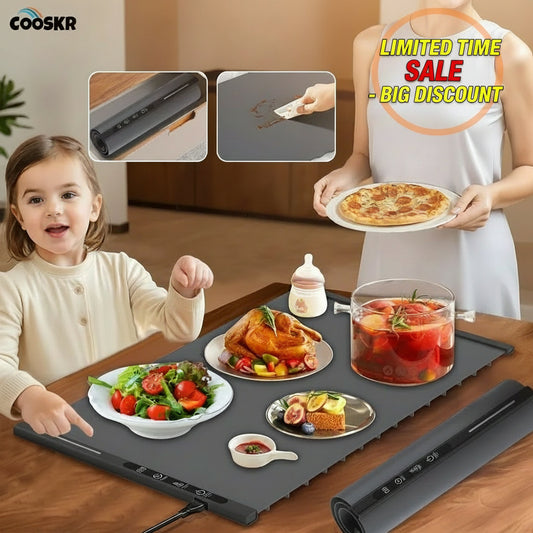 Warmth Without Wait: The Portable Dining Table Food Heater
