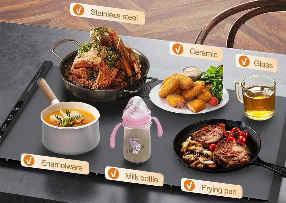 Warmth Without Wait: The Portable Dining Table Food Heater